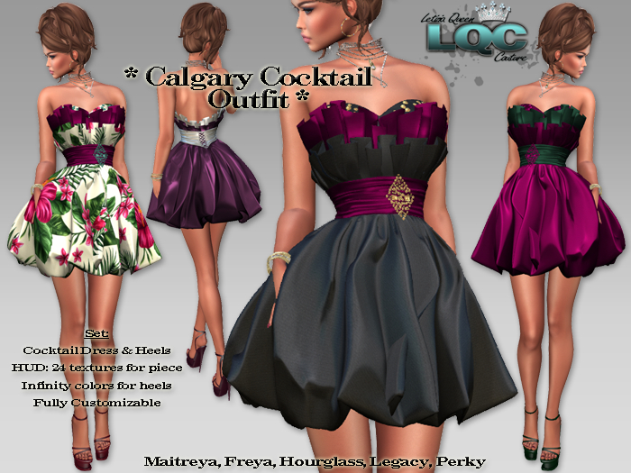 Second Life Marketplace *LQC* ♕ Calgary Cocktail outfit